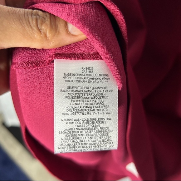 BCBGeneration Women's Purpleberry Ponte Flutter Sleeve Mini Dress Size 0 - Picture 4 of 11